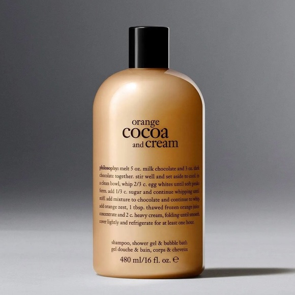 Philosophy Other - Philosophy 3-in-1 Orange Cream & Cocoa Shampoo Shower Gel Bubble Bath